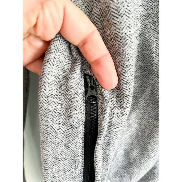 Lululemon | Nice Asana Jacket | Herringbone Black Gray | Sz 6 - Picture 8 of 11